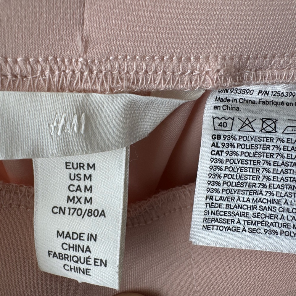 H&M Soft Pink A-Line Skirt size M - Picture 3 of 3